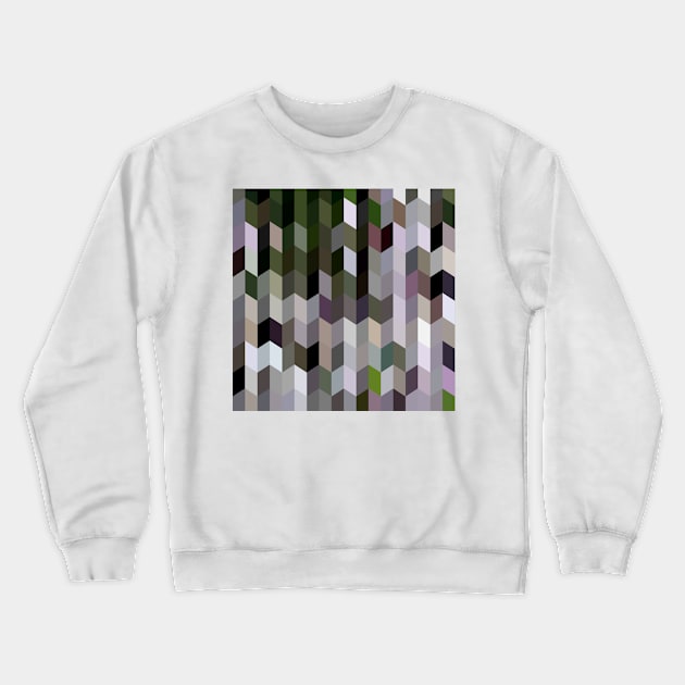 Chinese Violet Purple Abstract Low Polygon Background Crewneck Sweatshirt by retrovectors